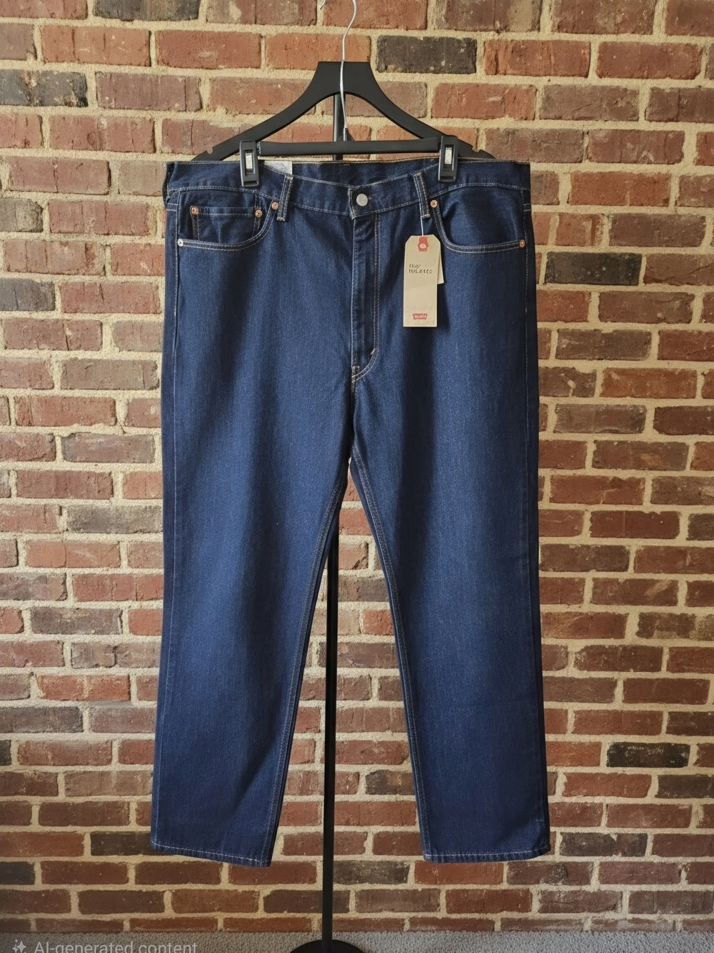 NWT Levi's Men's Relaxed Fit Dark Blue Jeans